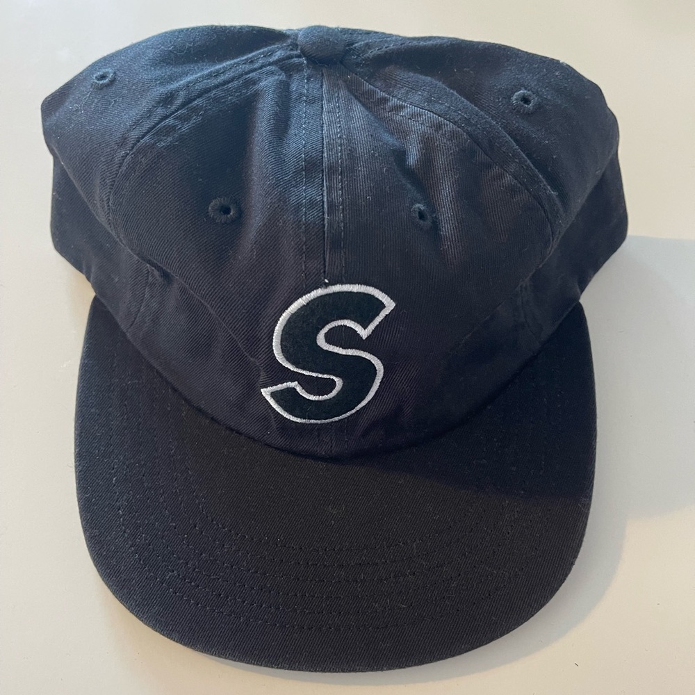 Supreme S Logo 6 Panel Hat
